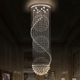 10 Luzes 2,5 Metros de Comprimento Longo Gota de Chuva Gota de Lágrima Moderno Lustre de Teto de Cristal Pendente de Luz Interna
