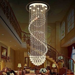 10 Luzes 2,5 Metros de Comprimento Longo Gota de Chuva Gota de Lágrima Moderno Lustre de Teto de Cristal Pendente de Luz Interna