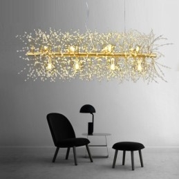 Recurso tradicional clássico galvanizado para lustre de metal cristal