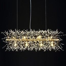 Recurso tradicional clássico galvanizado para lustre de metal cristal