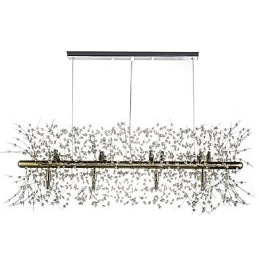 Recurso tradicional clássico galvanizado para lustre de metal cristal