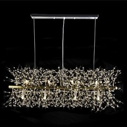 Recurso tradicional clássico galvanizado para lustre de metal cristal