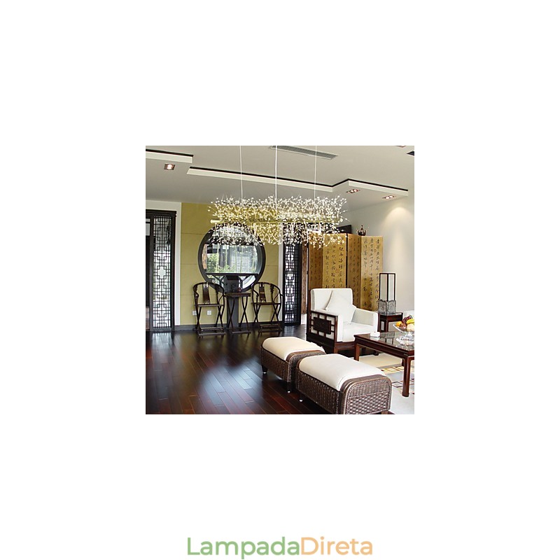 Recurso tradicional clássico galvanizado para lustre de metal cristal