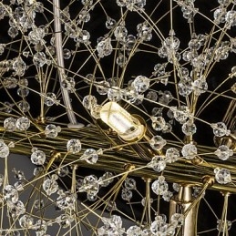 Recurso tradicional clássico galvanizado para lustre de metal cristal