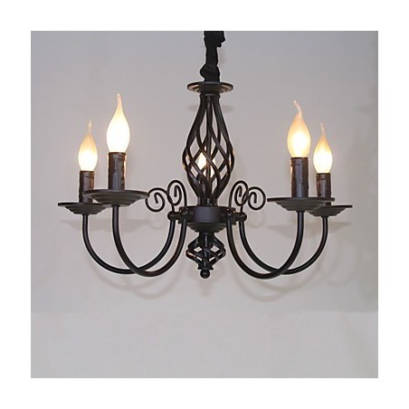 Moderno Contemporâneo Tradicional Clássico Vintage Retro Outros Recurso para Mini Estilo Vela Estilo Lustre de Metal Moderno Contemporâneo Tradicional Clássico Vintage Retro Outros Recurso para Mini Estilo Vela Estilo Lustre de Metal