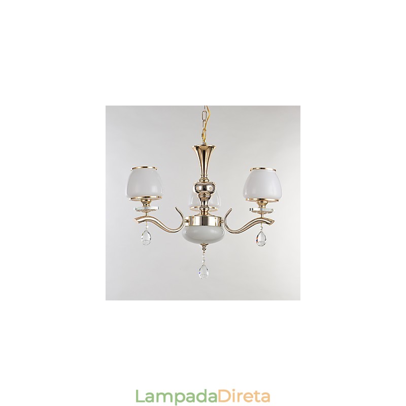 Característica eletrogalvanizada contemporânea moderna para lustre de metal cristal