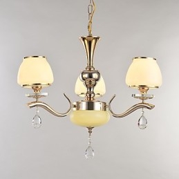 Característica eletrogalvanizada contemporânea moderna para lustre de metal cristal
