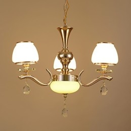 Característica eletrogalvanizada contemporânea moderna para lustre de metal cristal