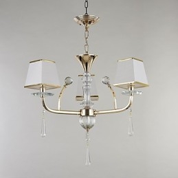 Característica eletrogalvanizada contemporânea moderna para lustre de metal cristal