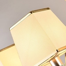 Característica eletrogalvanizada contemporânea moderna para lustre de metal cristal