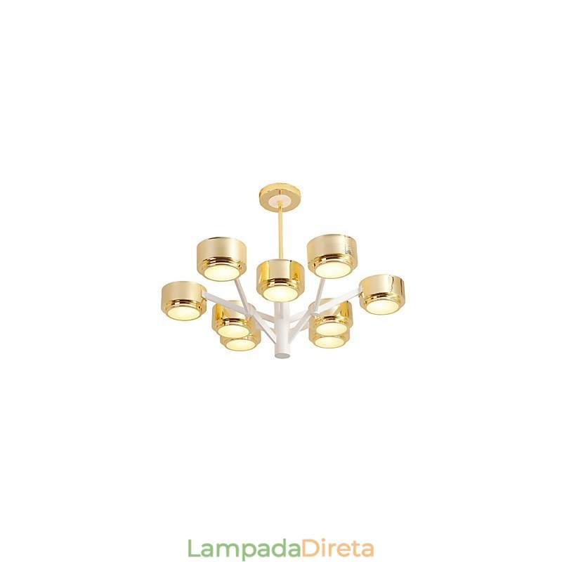 Lustre de teto moderno e minimalista com personalidade