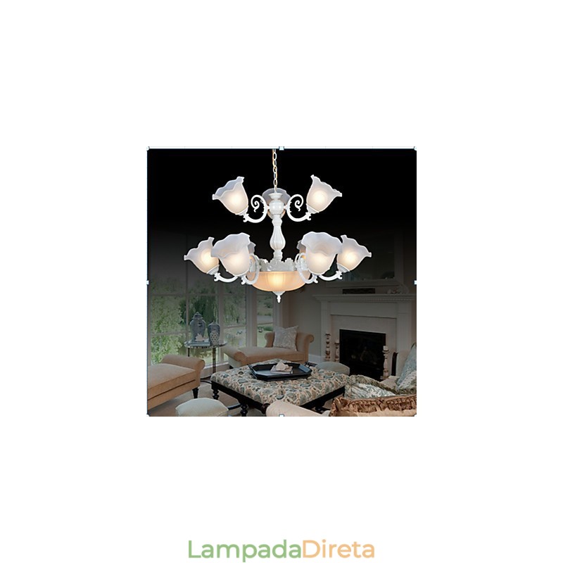 Lustre Tradicional Clássico Vintage Retro Metal