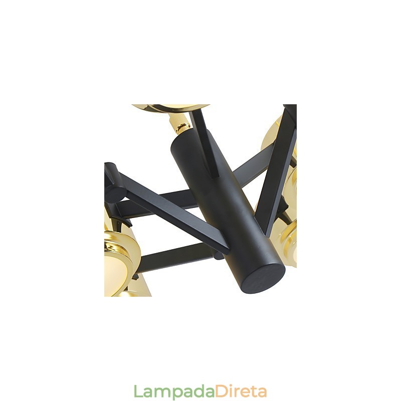 Lustre de teto moderno e minimalista com personalidade