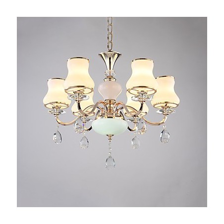 Lustre moderno contemporâneo galvanizado com recurso para metal cristal Lustre moderno contemporâneo galvanizado com recurso para metal cristal