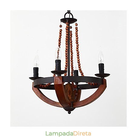 Quatro luzes vintage pintura característica mini estilo madeira bambu lustre lâmpada o decorador pendente lâmpada Quatro luzes vintage pintura característica mini estilo madeira bambu lustre lâmpada o decorador pendente lâmpada