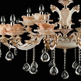 Luminária pendente de liga de zinco com recurso para cristal estilo mini metal interno lojas 15 lâmpadas