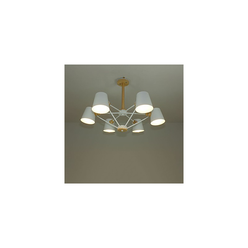 Lustre de metal com pintura vintage em madeira de macaron multicolorido