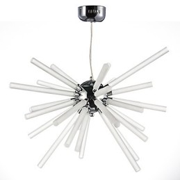 Globe Chrome Feature para lustre de metal cristal