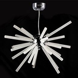 Globe Chrome Feature para lustre de metal cristal