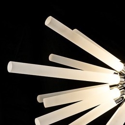 Globe Chrome Feature para lustre de metal cristal
