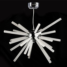 Globe Chrome Feature para lustre de metal cristal