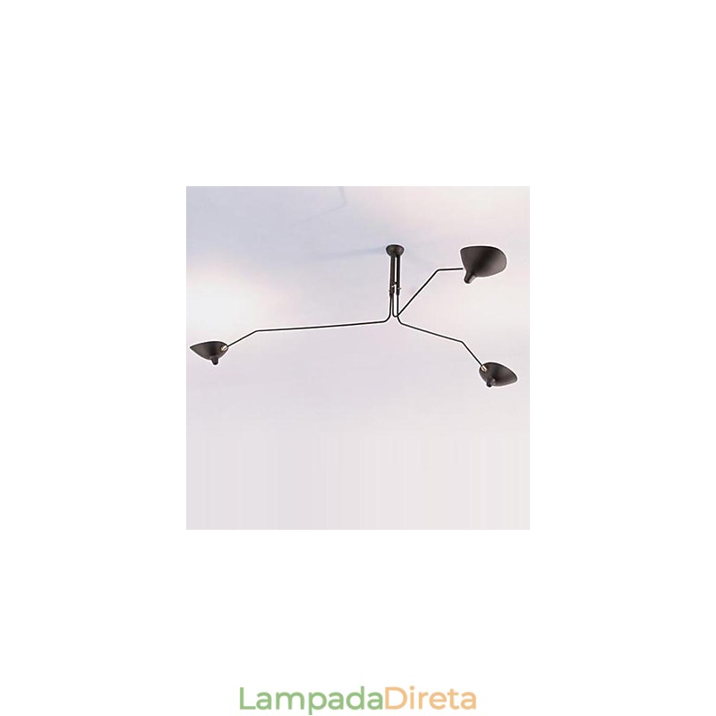 Pintura Contemporânea Moderna Destaque para Designers Lustre de Metal