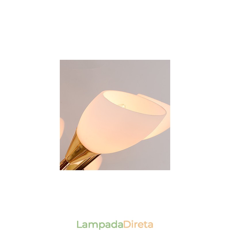 Lustre nórdico simples e atmosférico pastoral, lustre criativo para lobby
