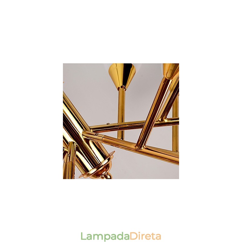 Lustre nórdico simples e atmosférico pastoral, lustre criativo para lobby