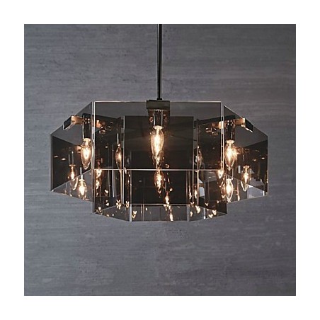 Pintura rústica Lodge Feature para designers Metal Indoor 6 lâmpadas Chandelier Pintura rústica Lodge Feature para designers Metal Indoor 6 lâmpadas Chandelier