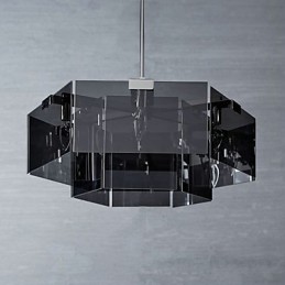 Pintura rústica Lodge Feature para designers Metal Indoor 6 lâmpadas Chandelier
