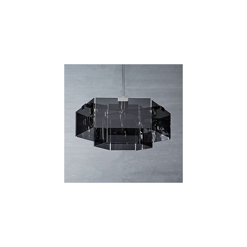Pintura rústica Lodge Feature para designers Metal Indoor 6 lâmpadas Chandelier