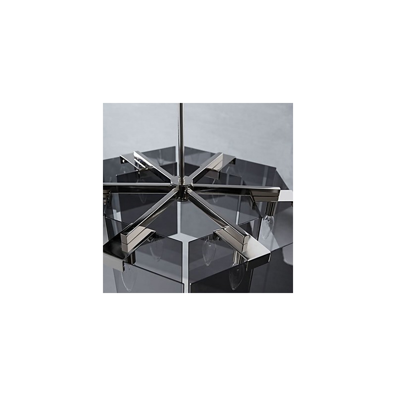 Pintura rústica Lodge Feature para designers Metal Indoor 6 lâmpadas Chandelier