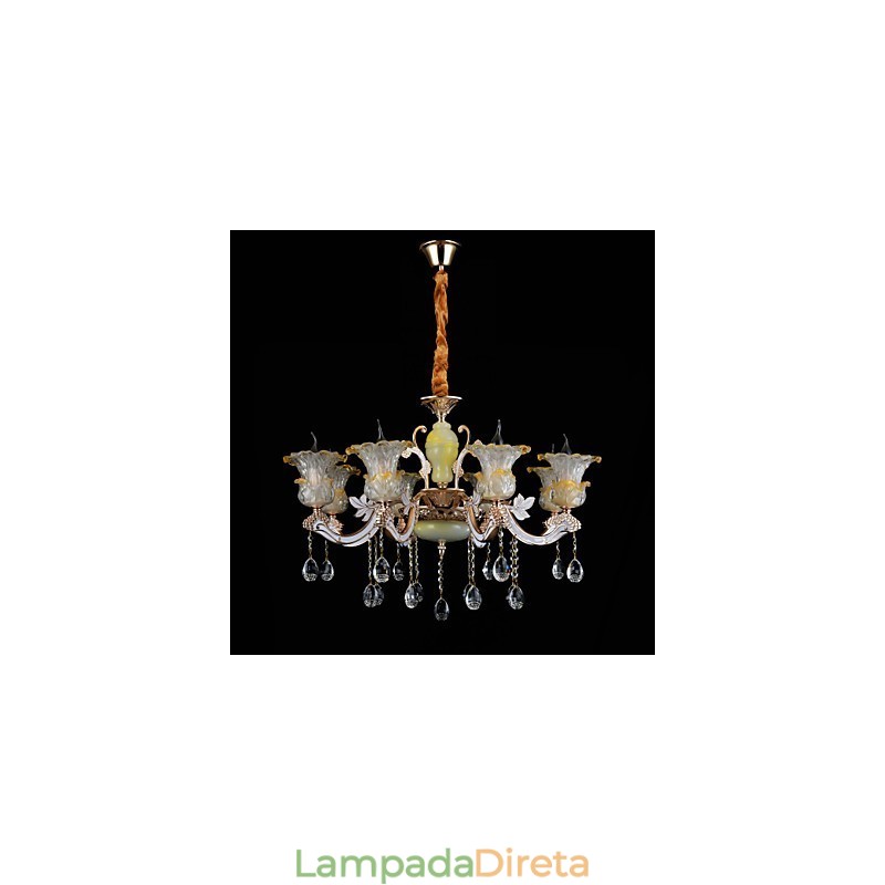 Moderno Contemporâneo Tradicional Clássico Liga de Zinco Recurso para Cristal Mini Estilo Metal Pendente Luz