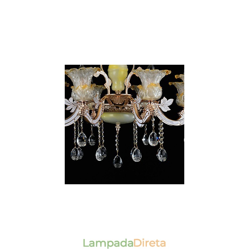 Moderno Contemporâneo Tradicional Clássico Liga de Zinco Recurso para Cristal Mini Estilo Metal Pendente Luz