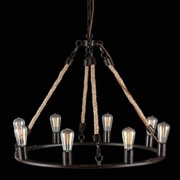 Lustre de metal com pintura estilo mini vintage