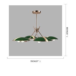 Lustre de teto moderno e minimalista com personalidade