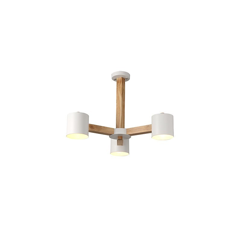 3 Luzes Lustre Moderno Contemporâneo Tradicional Clássico Vintage Country Madeira Característica para Madeira