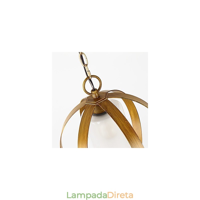 Loft Metal Amercian Estilo Industrial Pintura Cor com Vidro Lustre Europeu Lâmpada Pendente Decorativa Interna