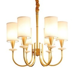 Lustre todo em cobre Lustre decorativo em jade
