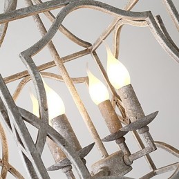 Vintage Metal Amercian Industrial Loft Pintura Cor Lustre Europeu Lâmpada Pendente Decoração Interna Lâmpada