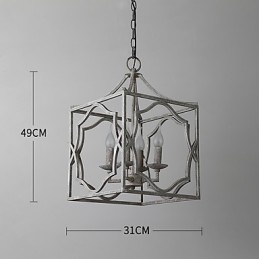 Vintage Metal Amercian Industrial Loft Pintura Cor Lustre Europeu Lâmpada Pendente Decoração Interna Lâmpada