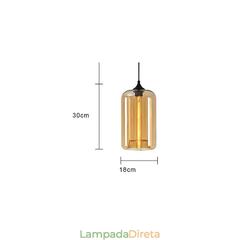 Pendente de design de garrafa 1 luz minimalista pintura de ferro