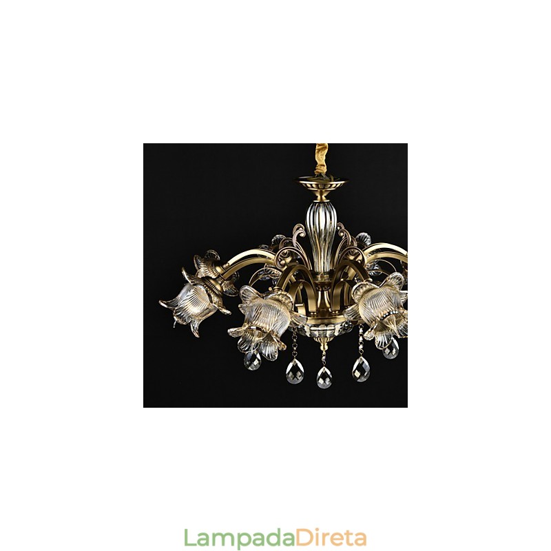 Pintura rústica de chalé para designers, lustre de 2 lâmpadas em metal para lojas internas