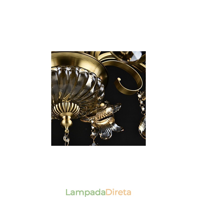Pintura rústica de chalé para designers, lustre de 2 lâmpadas em metal para lojas internas