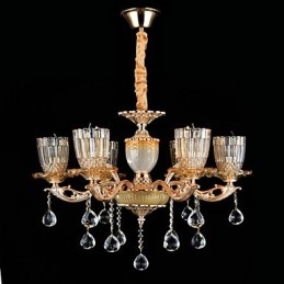 Moderno Contemporâneo Tradicional Clássico Liga de Zinco Recurso para Cristal Mini Estilo Metal Pendente Luz