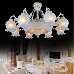 Lustre Branco Europeu Retro Clássico