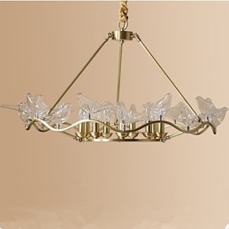 Lustre de metal moderno e contemporâneo em latão para designers