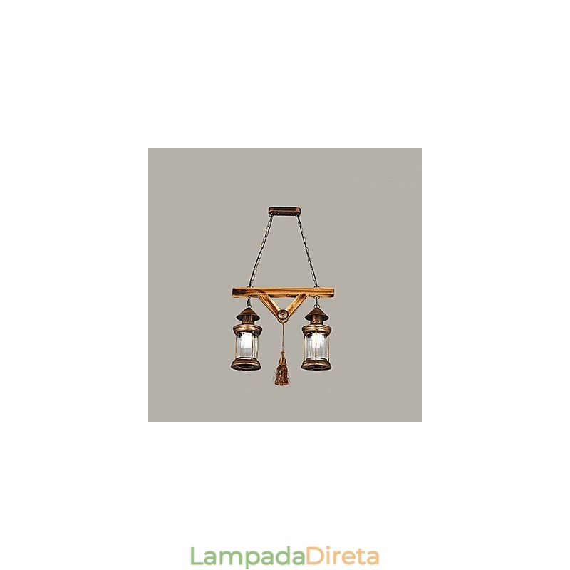 Lustre de metal rústico Lodge Globe Vintage Retro Country Painting Feature para designers de estilo Mini