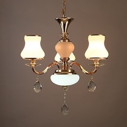 Característica eletrogalvanizada contemporânea moderna para lustre de metal cristal