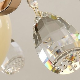 Característica eletrogalvanizada contemporânea moderna para lustre de metal cristal